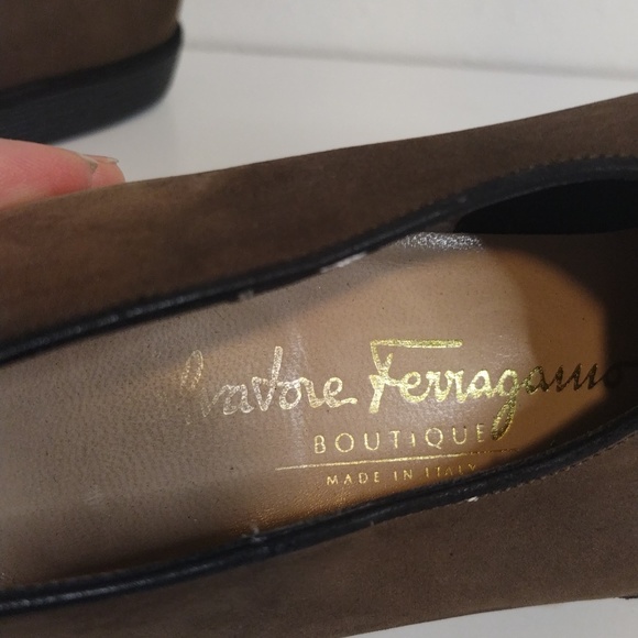 Salvatore Ferragamo Boutique made in Italy size 7 brown women's shoes - Picture 4 of 5